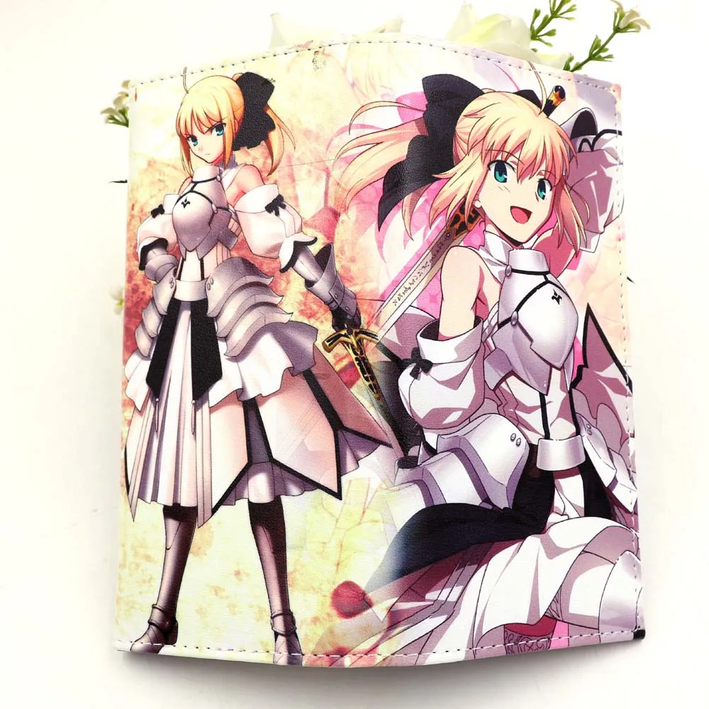 Fate Stay Night A Мисс Кобаяши Дракон горничной Аниме Длинный клатч кошелек держатель карты кошелек с застежкой - Цвет: Fate Stay Night A