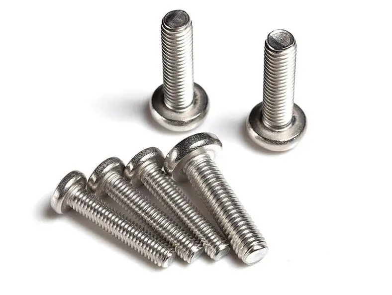 

Винты Phillips из нержавеющей стали 304, 50 шт., болты с круглой головкой M2 M2.5 M3 M4 DIN7985