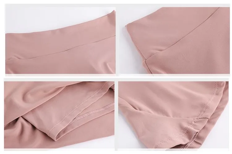 Women Sports Short skirt Pleated Yoga Short Skirt Fitness Running Shorts breathable Sport Anti Exposure Skirt Gym Sportswear