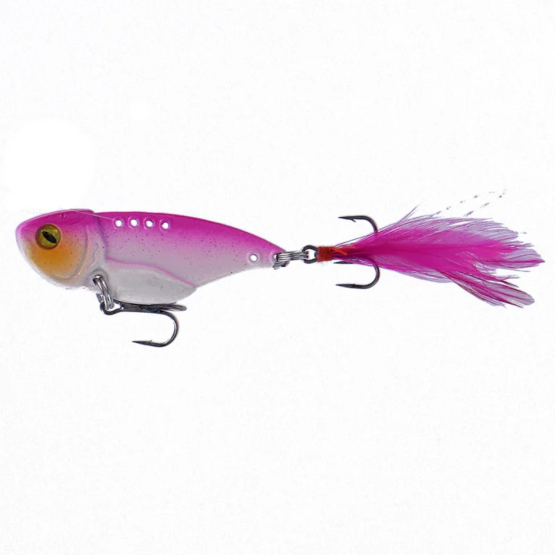 5Pcs/lot 5cm 11g Metal Color Combo Artificial Shake VIB Wobblers Fishing Lure Hard Plastic Fish Faked Tackle | Спорт и развлечения