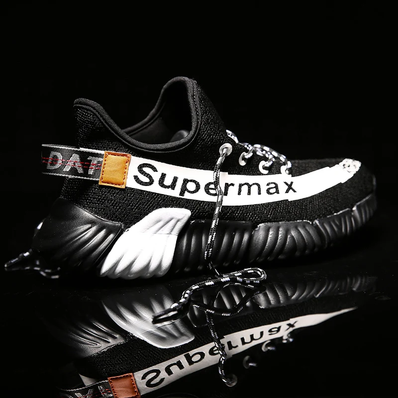 FANPAO 2019 скидка белые мужские Акулья беговая Обувь Yeezys уличные ультра легкие