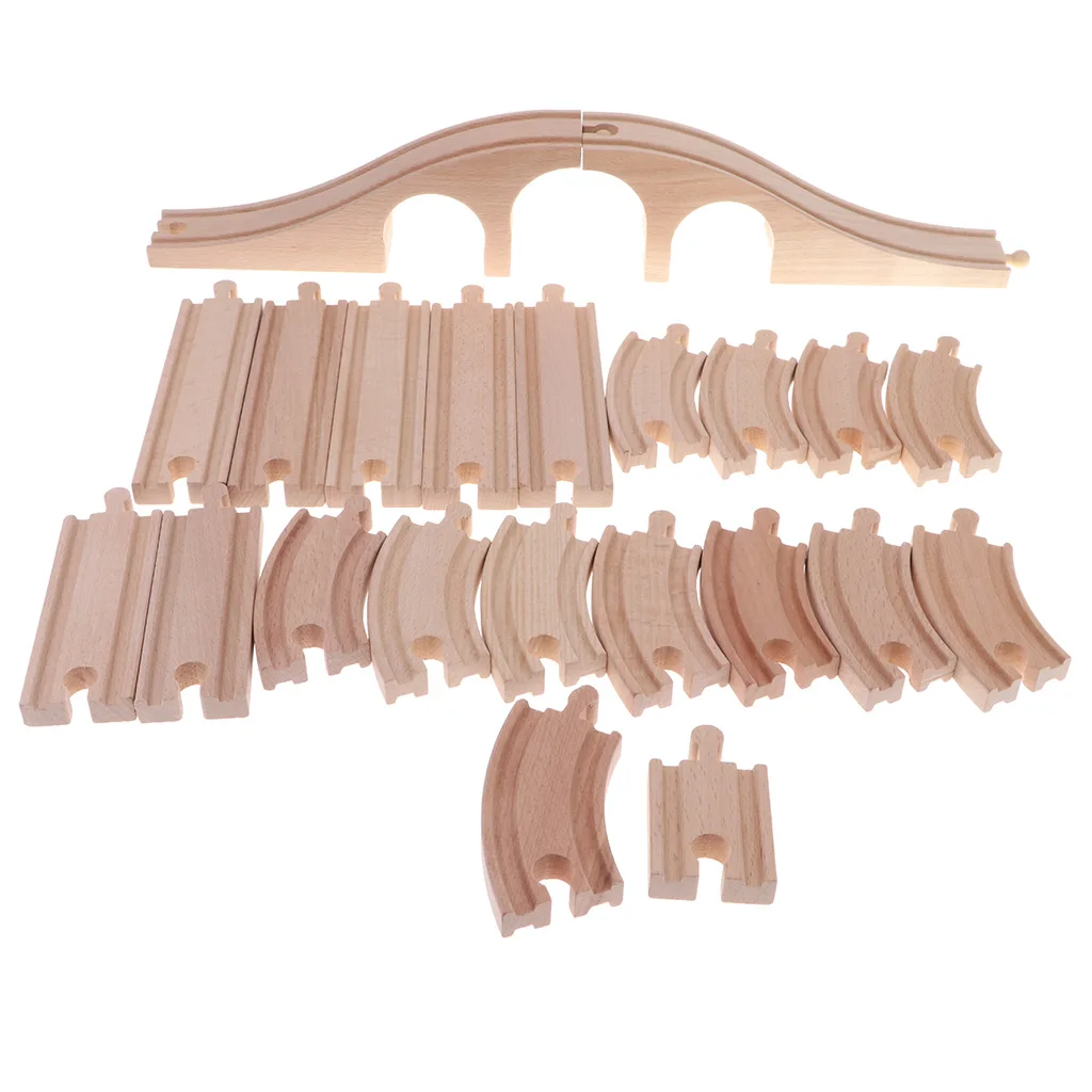 22 шт./упак. деревянная железная дорога игрушка для передних и задних фонарей Playset