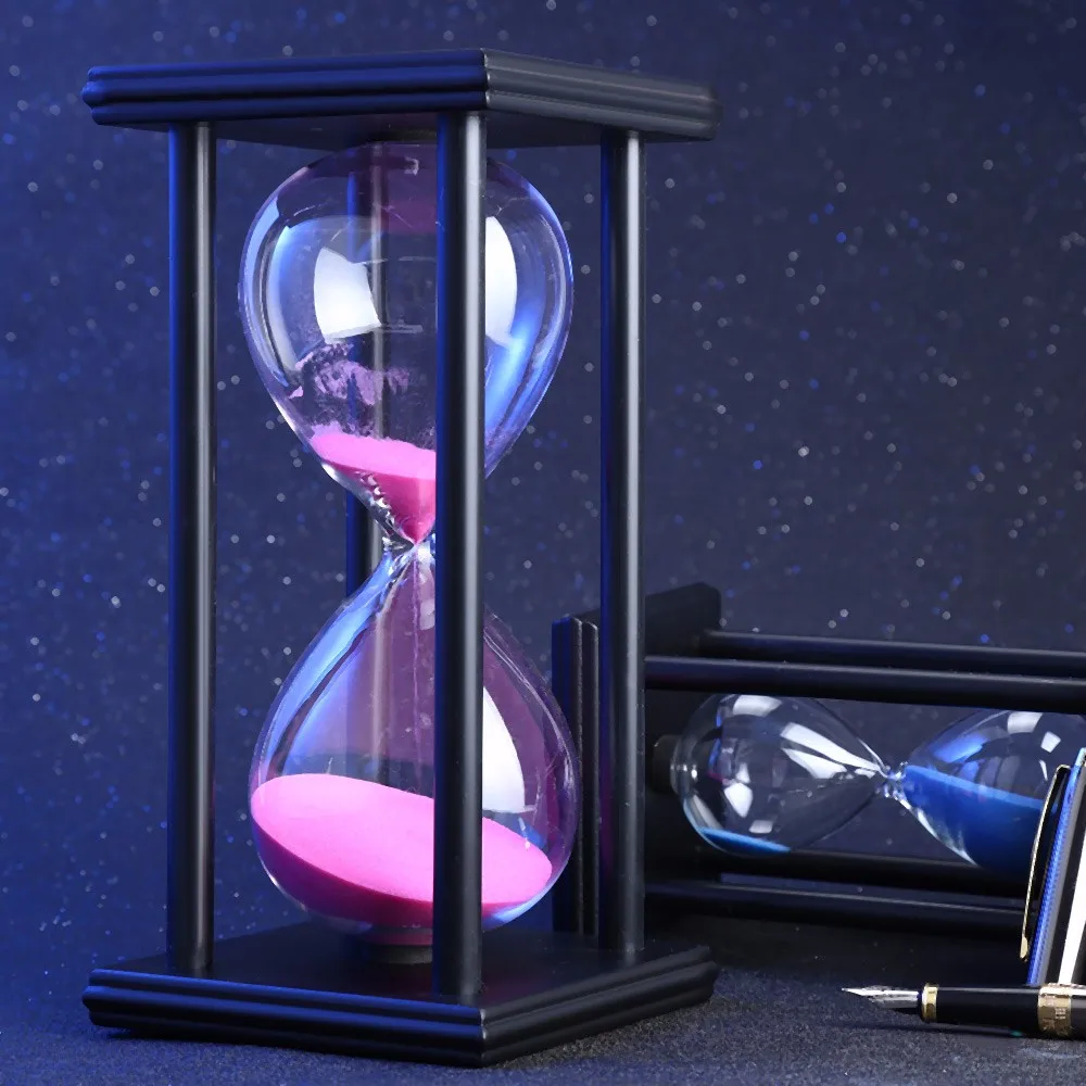 Таймер со стеклом и песочными часами креативный подарок на день рождения
