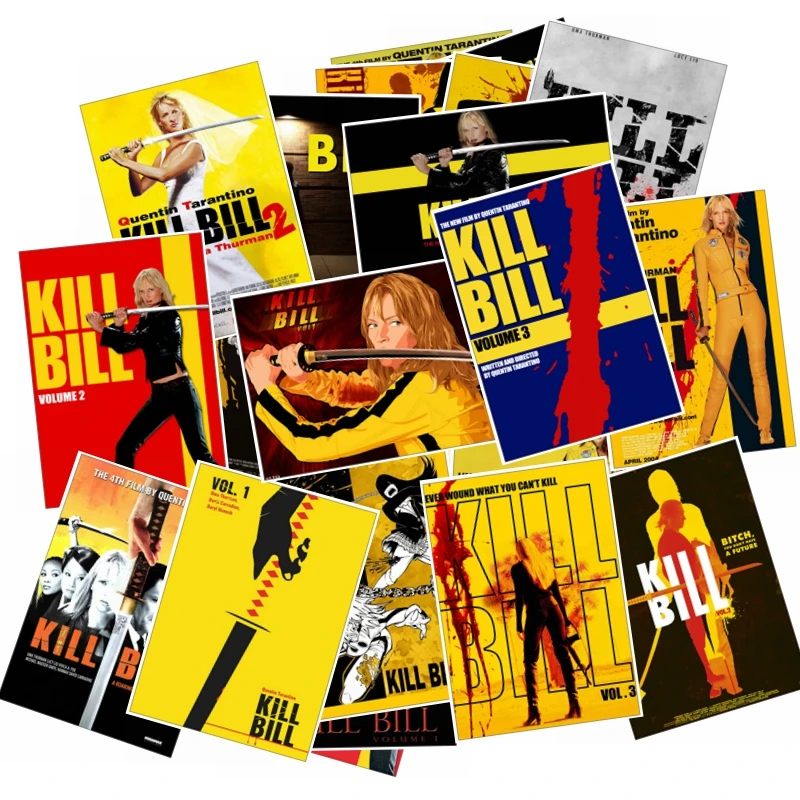 25 шт фильм Kill Bill стикер для гитары чемодан холодильник ноутбук стикер s водонепроницаемый стикер игрушки