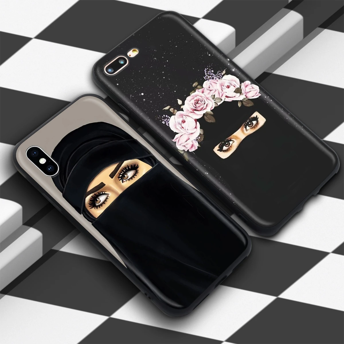 Lavaza Мусульманский Исламский чехол с глазами для iPhone 12 mini 11 Pro XS Max XR X 8 7 6 6S Plus 5 5s se |