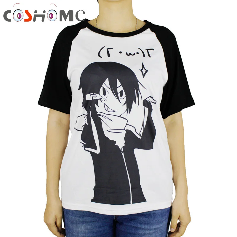 Футболки Coshome Noragami yato костюмы для костюмированной вечеринки мужчин и женщин на
