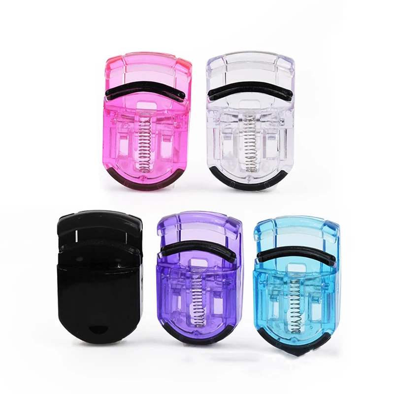 

Sale Professional Mini Plastic Eyelash Curler Portable Female Beauty Clip Eyelash Multi-color Makeup Tools Portable