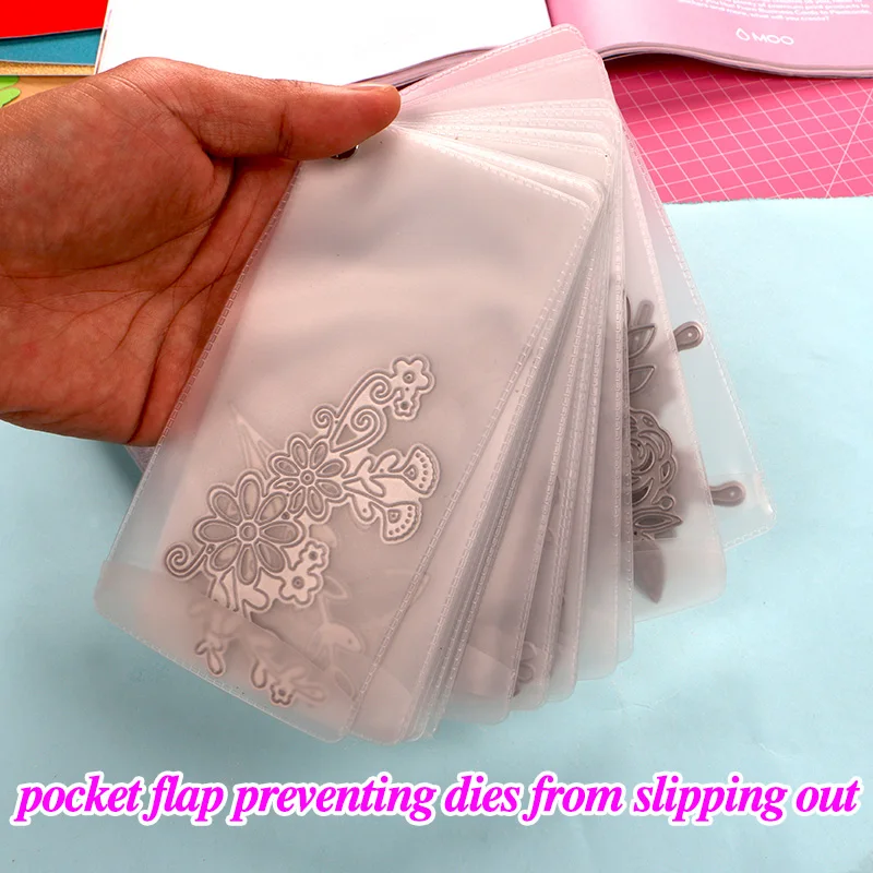

DUOFEN METAL CUTTING DIES HOLDER cutting dies storage plus fabric bag DIY Scrapbook Paper Album 2019 new
