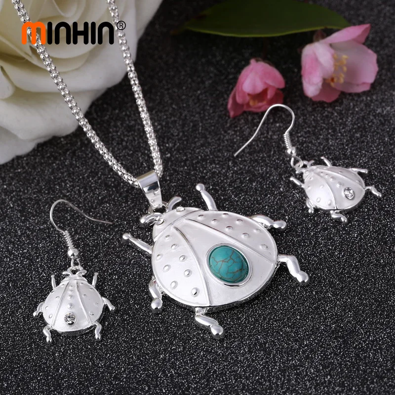 MINHIN Африканский бисер комплект ювелирных изделий ретро животный Дизайн Женский 2