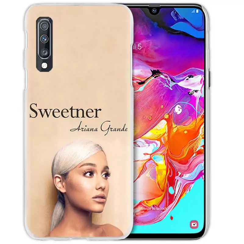 Благодарим Вас следующий Ариана Гранде чехол для samsung Galaxy M40 A50 A80 A70 A60 A40 A30 A20e A10 J4 J6 плюс J8 жесткий чехол из ПК для телефона