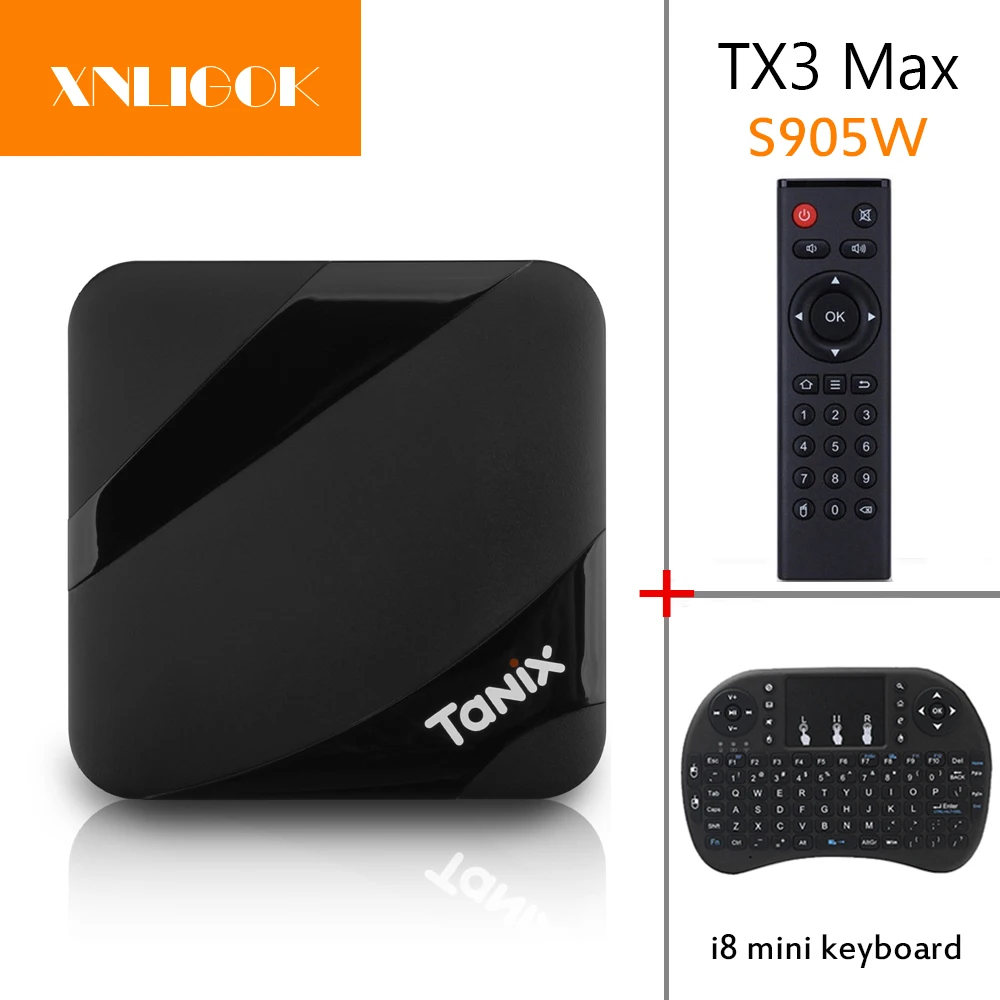 Смарт ТВ приставка Tanix TX3 Max Android 7 1 Amlogic S905W медиаплеер H.265 4K|ТВ-приставки и