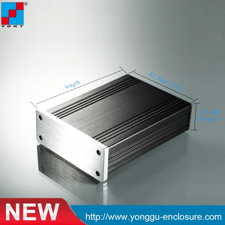 Корпус усилителя звука 82 8 28 110 мм (wxhxl) am|box box|box diybox amplifier |