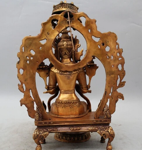 002680 16 &quot тибет тибетский буддизм бронзовый позолотьте гостиная будды майтреи