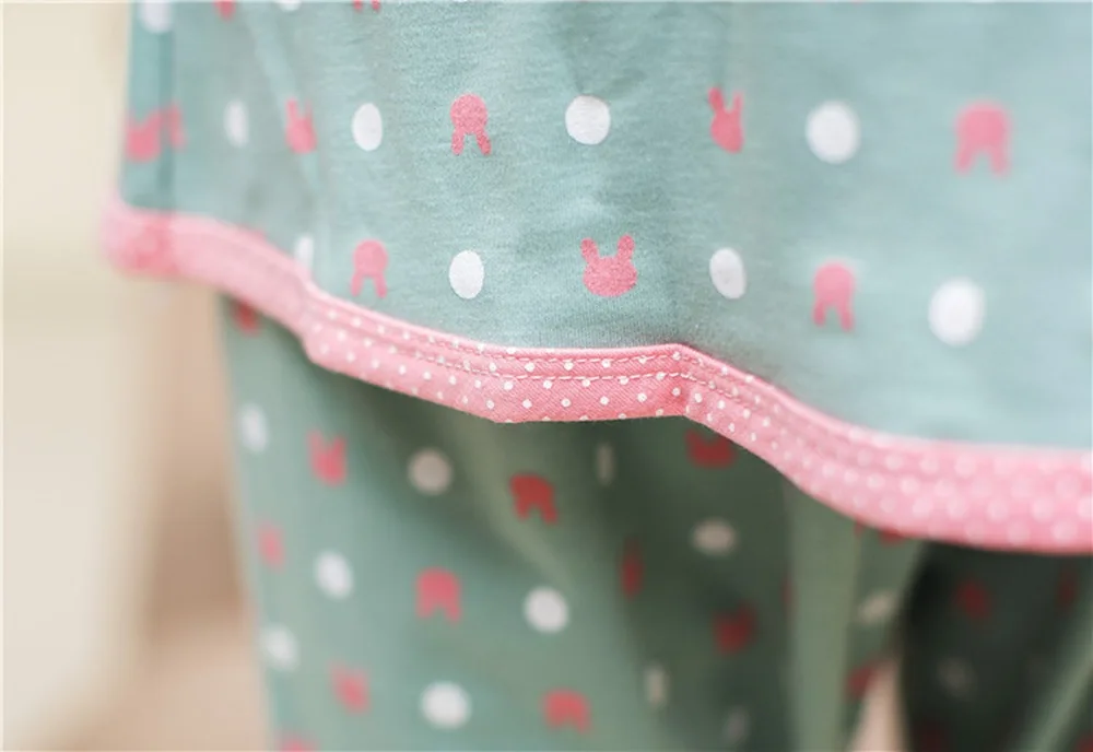 Пижамный комплект для кормящих матерей 2 шт. хлопковая Регулируемая пижама в