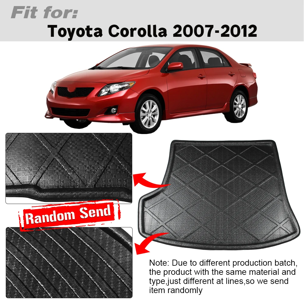 Buildreamen2 коврик для багажника автомобиля Toyota Corolla Altis Sedan подкладка напольного