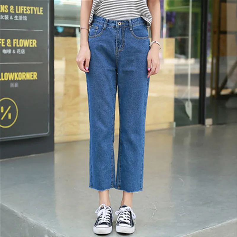 

Fashion High Waisted Pantalon Femme Trousers Women Casual Spodnie Damskie Camo Pants Clothes Roupas Distressed Jeans Full Length