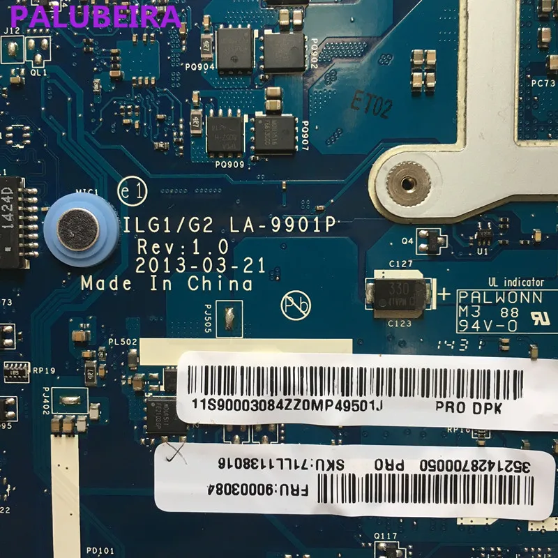 PALUBEIRA Free Shipping Laptop Motherboard For Lenovo G500S motherboard VILG1 LA-9901P HM70 100% Tested | Компьютеры и офис