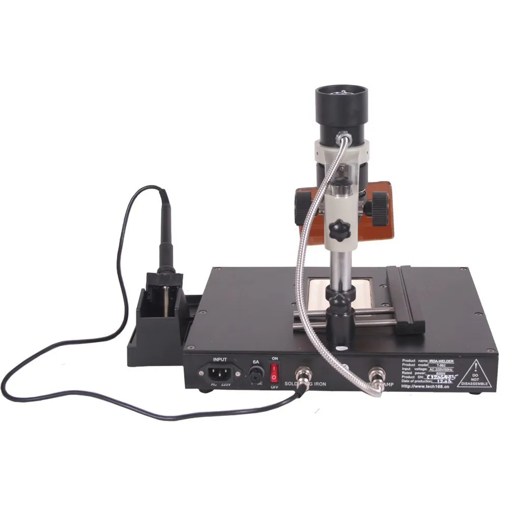 T862 REWORK STATION USES AN INFRARED SOURCE AND OPTICS SOLDERING TECHNOLOGY HIGH QUALITY |