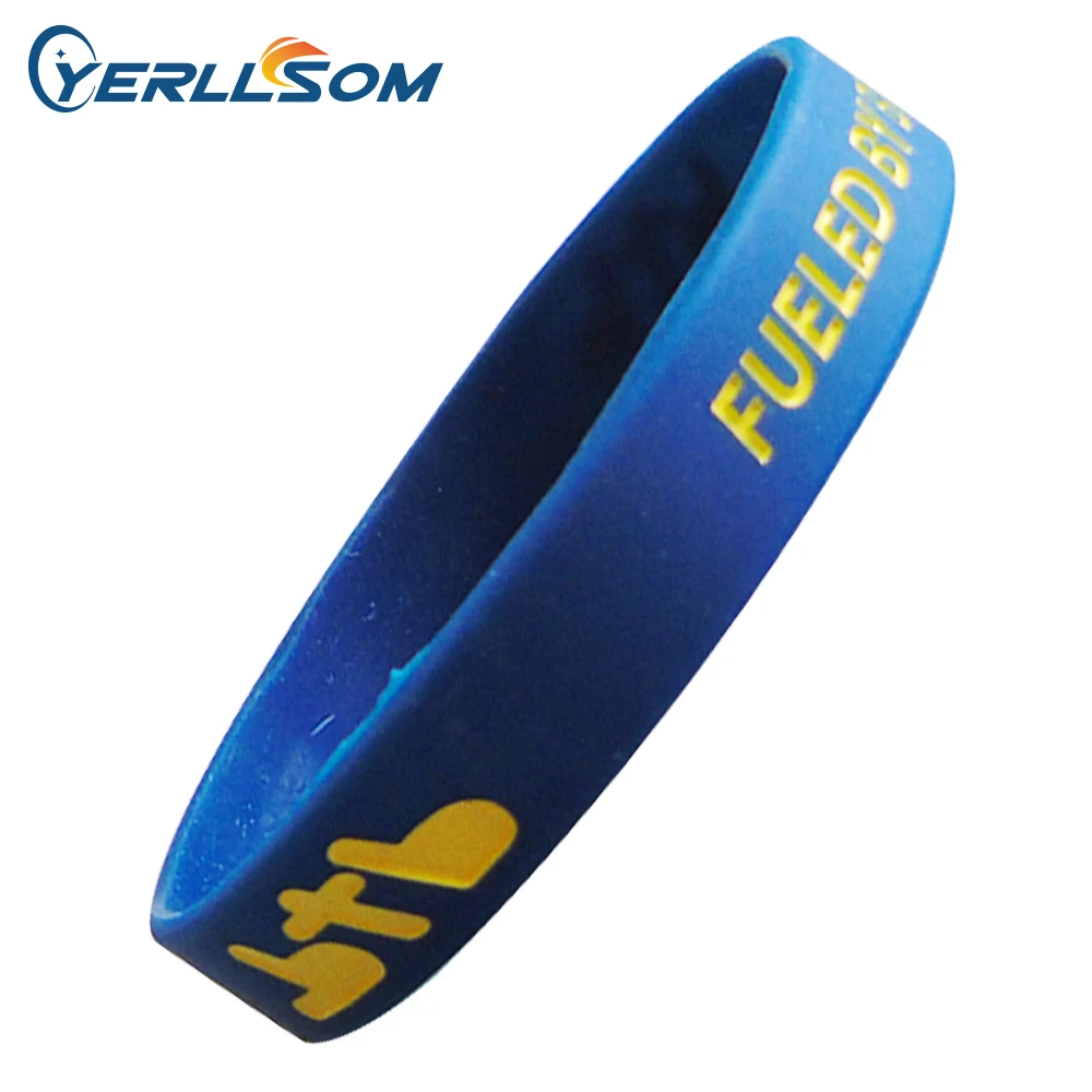 300pcs/Lot High Quality Custom Personalized Rubber Bands for promotional gifts Y060304
