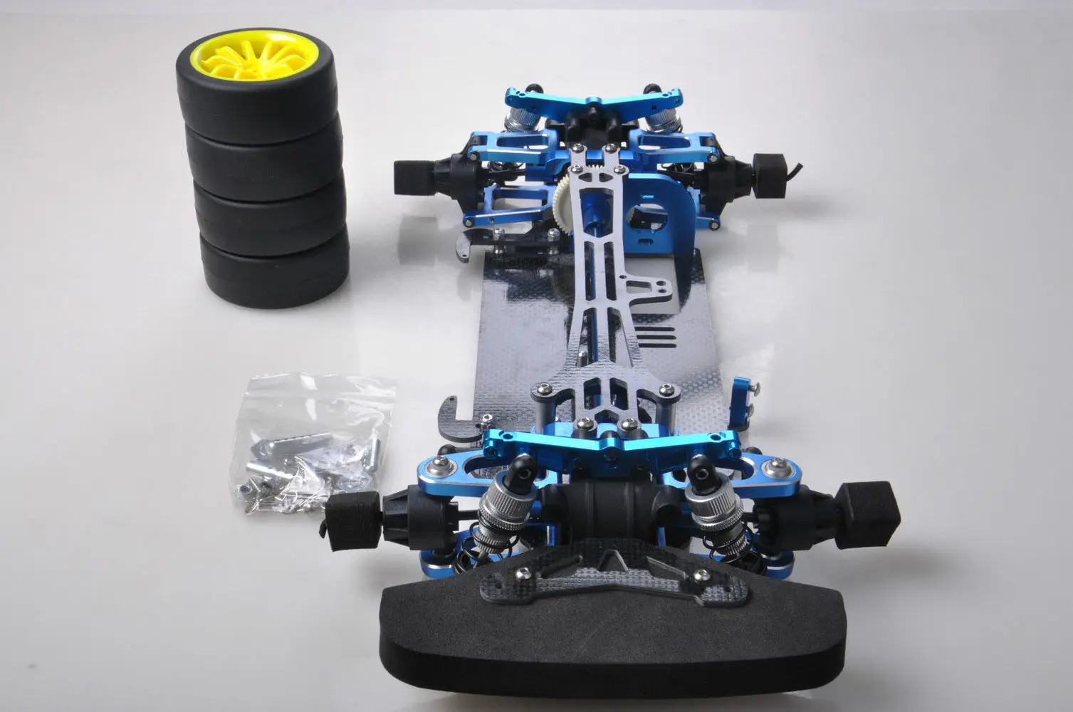 F-Cloud TAMIYA Tian Gong TT01/TGS 1/10 плоская Беговая рама шасси из углеродного волокна+ запчасти из алюминиевого сплава с ЧПУ