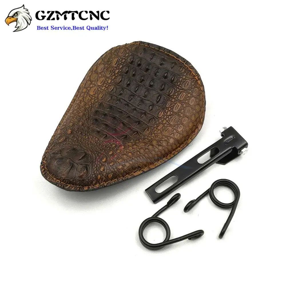 3 Solo Driver Seat Pad &ampMount Bracket &ampSpring For Harley Sportster 883 1200 XL Chopper Bobber Custom |