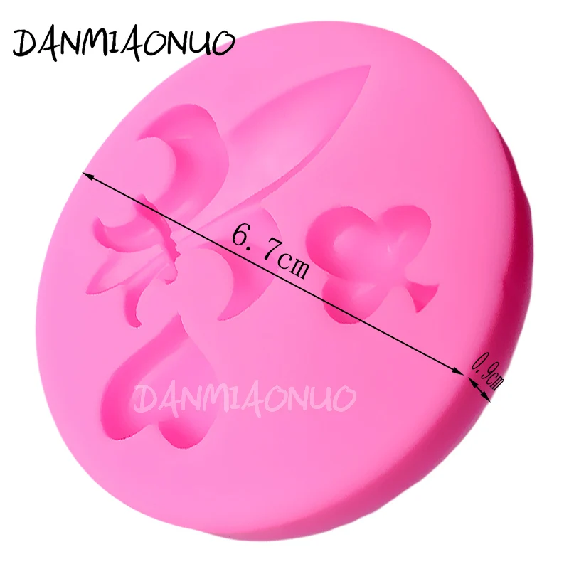 Мини мультфильм форма сердечко торт инструмент шоколадная силиконовые