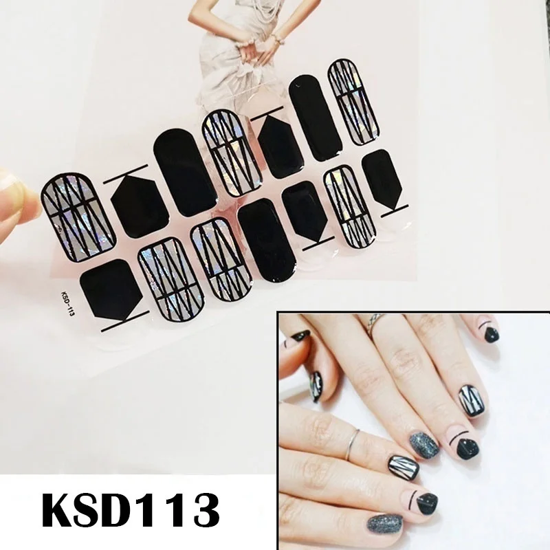 Леди KINDOM DIY стикеры 3D на ногти Nail Art Лазерная целлофановая блестки накладные ногти водонепроницаемый дизайн ногтей экологическая фольга для обертывания ногтей