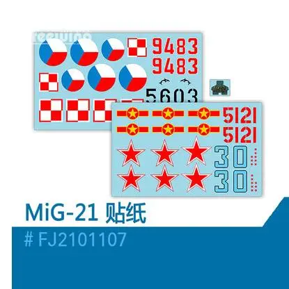Набор наклеек для Freewing Mig 21 Mig21 80 мм edf rc/реактивный самолет model|rc set|jet rcmodel rc airplanes |