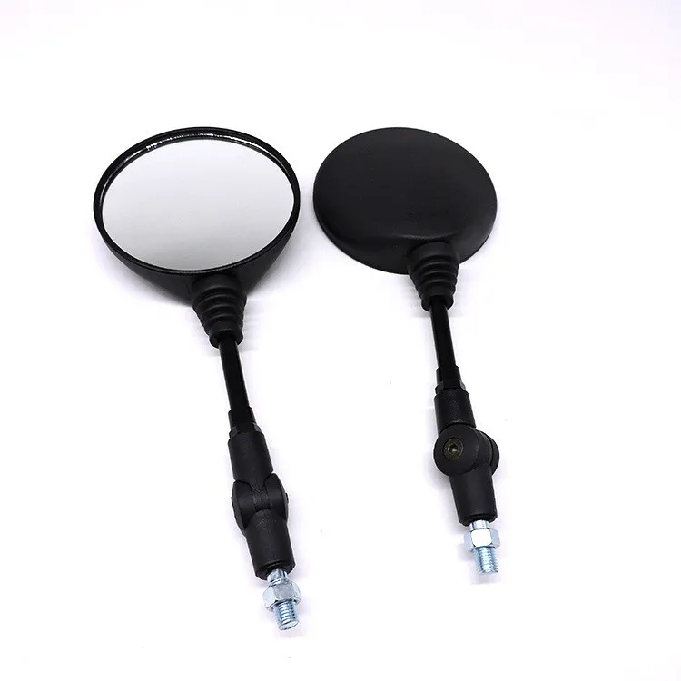 WINTUWAY Пара Черное универсальное зеркало для мотоцикла заднего вида анти-осеннее