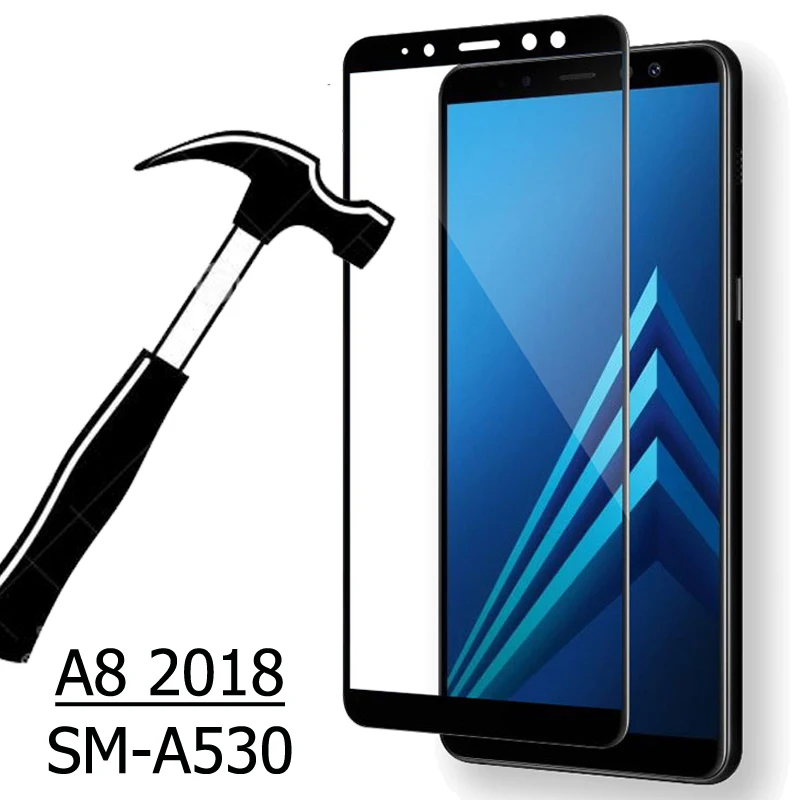 3D закаленное стекло для samsung Galaxy A8 полное покрытие 9H защитная пленка Взрывозащищенная Защита экрана для SM-A530 A530F