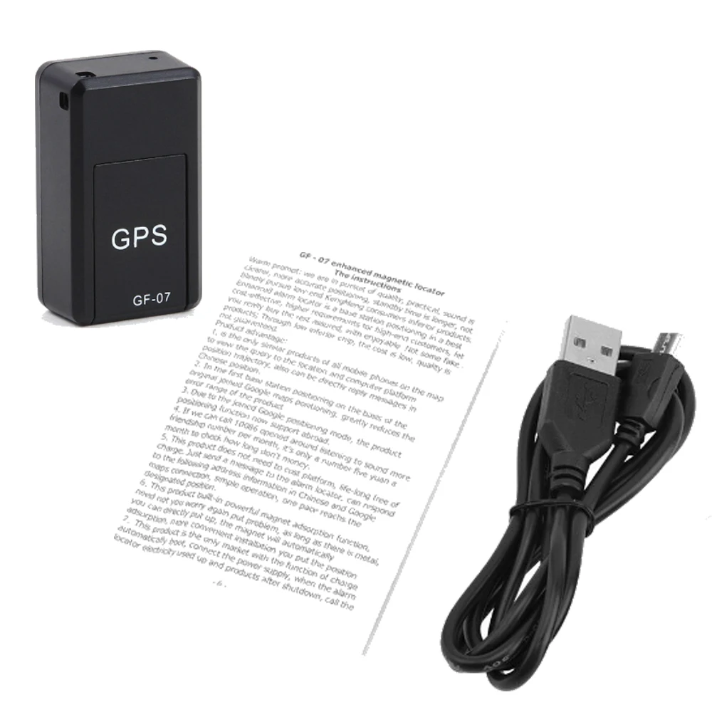 GF 07 автомобильный мини трекер gps локатор магнитное устройство аварийного