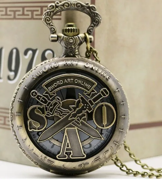 Animation Sword God domain SAO Kirto карманные часы ожерелье и подвески