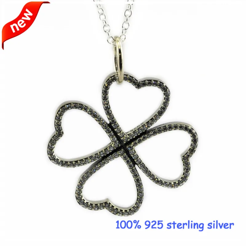 

CKK Necklaces & Pendants Petals of Love Necklace Pendant Sterling Silver Jewelry Choker 925 Original Pingente