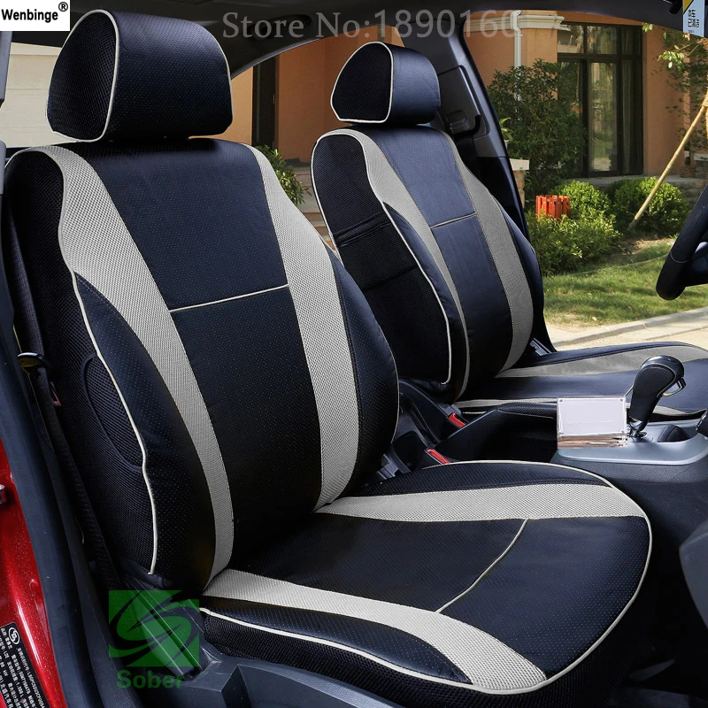 Кожаные чехлы wenbinge для автомобильных сидений Suzuki Swift Wagon GRAND VITARA Jimny Liana 2 Sedan Vitara sx4