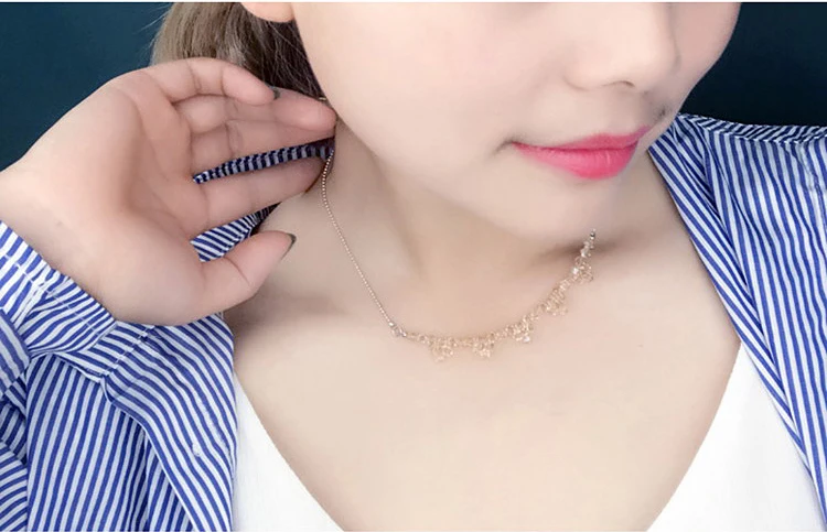Бохо воротник чокер кристаллы от Swarovski бусы ожерелье и кулон винтажная бижутерия