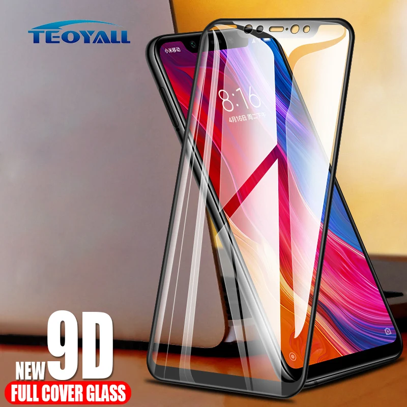 Закаленное стекло 9D для Xiaomi 8 Lite SE Pro Mi a2 lite Защитное Redmi 6a 6 note 5 7 pro защита