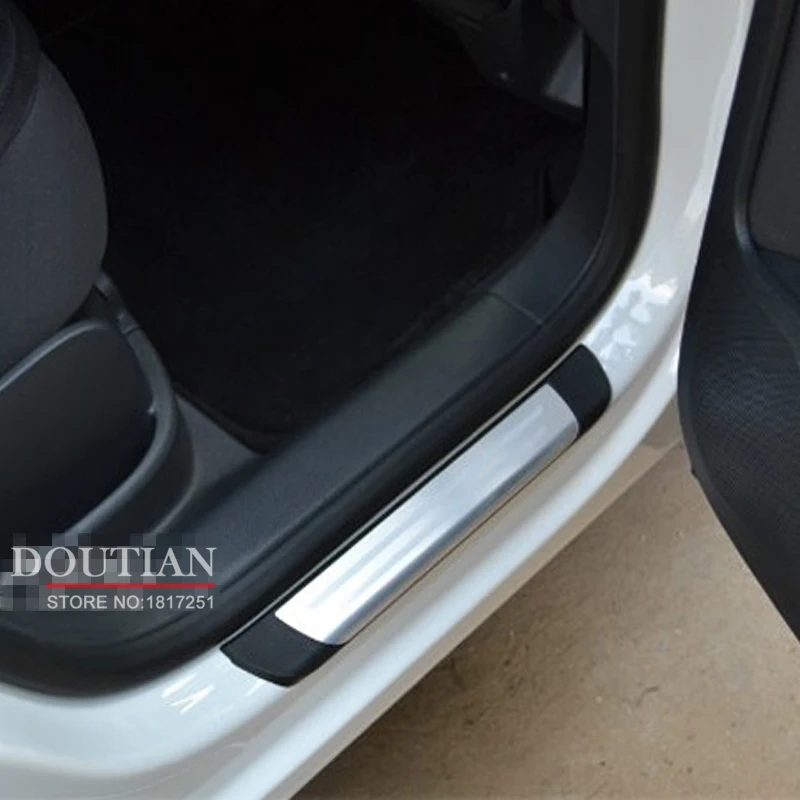 Для vw tiguan, нержавеющая сталь, дверные тяги, пороги, авто аксессуары для vw tiguan 2010 2012,, износостойкие пластины, автомобильный Стайлинг