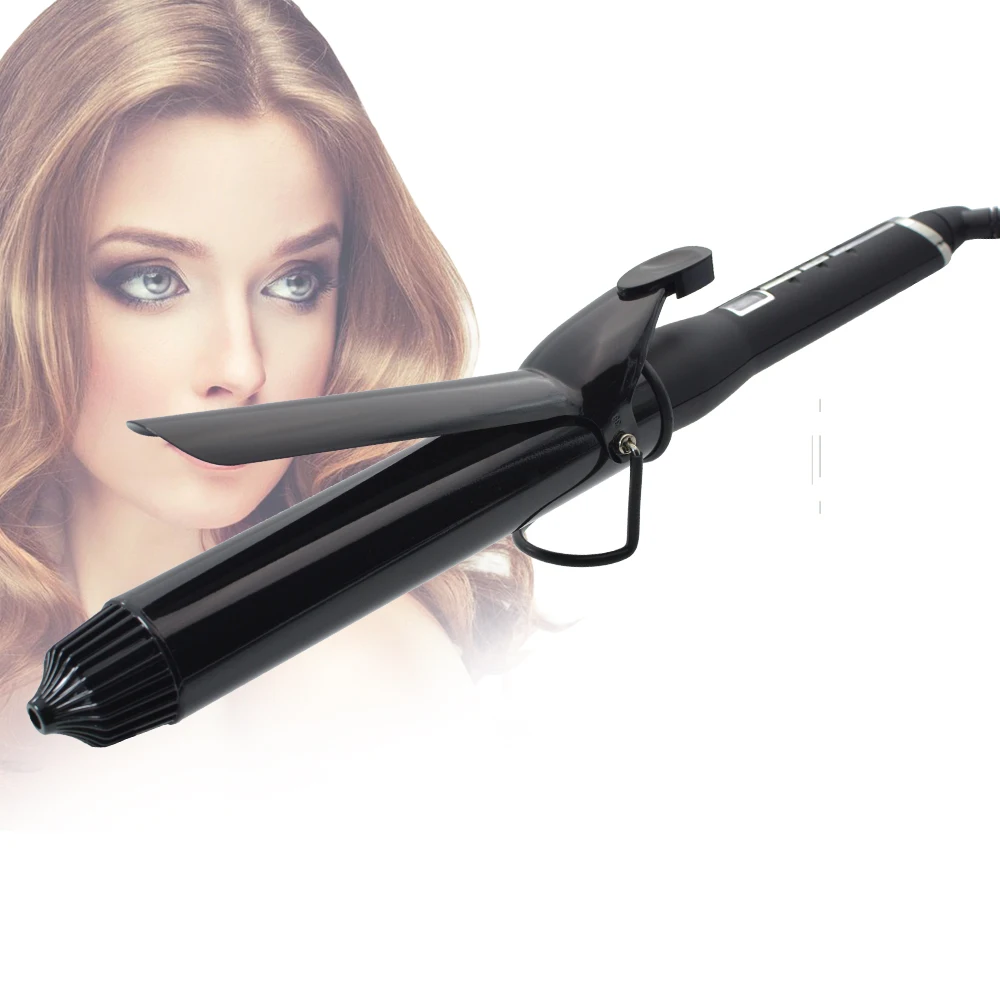 Щипцы для завивки волос с ЖК дисплеем керамические щипцы 38 мм 2018|Щипцы завивки| |