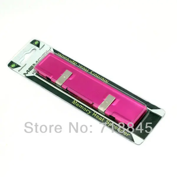 Розовый Радиатор для оперативной памяти охладитель DDR DDR2 DDR3 охлаждающий