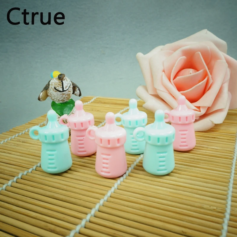 10 шт. акриловая детская бутылка и соска детский душ сувенир сделай сам украшения