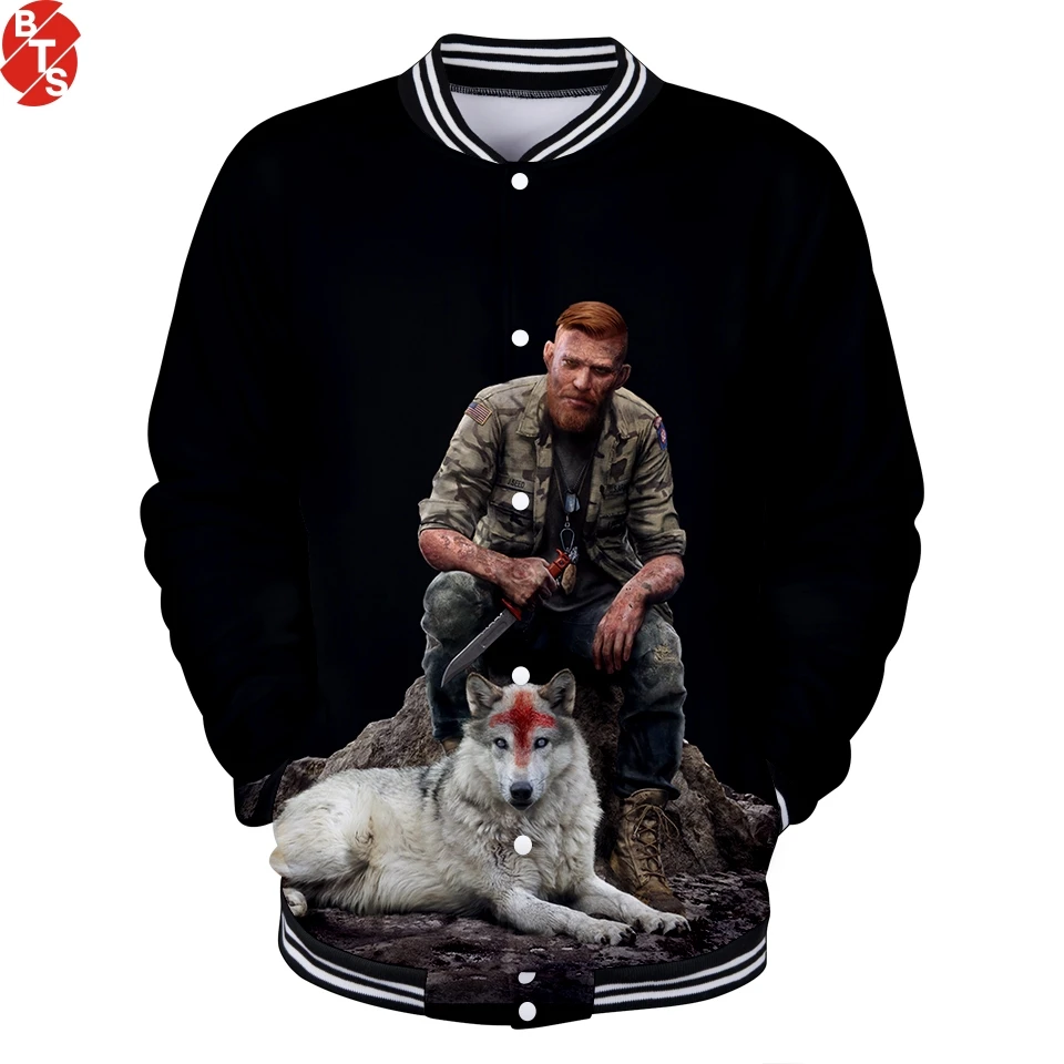

Far Cry 5 Fashion 3D Printed Baseball Jackets Women/Men Casual Long Sleeve Jackets Hot Sale Popular Game Streetwear Clothes