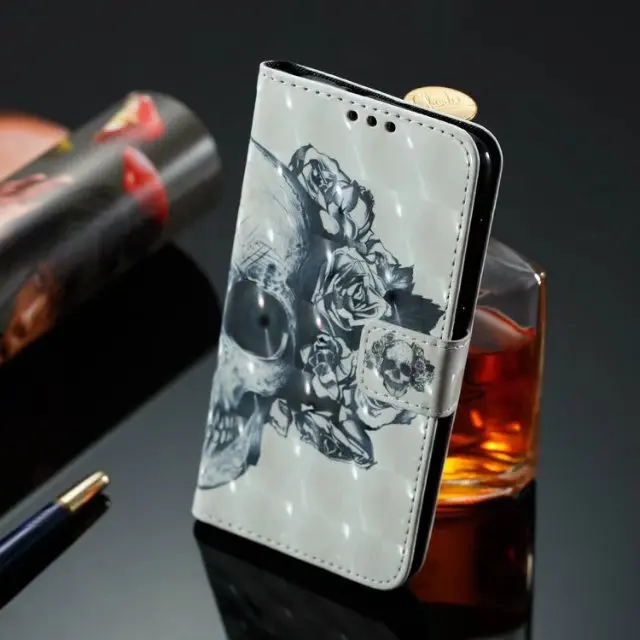 Color L Чехол для телефона для Xiaomi Redmi Note 8 T, кожаный чехол для Redmi Nte 8 T, чехол, роскошный флип-кошелек, чехол, Note8t Coque - Цвет: Color L