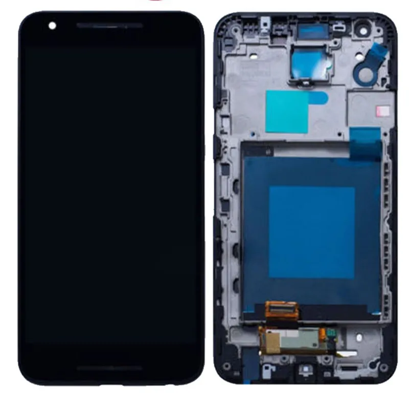 ЖК дисплей с рамкой для LG Google Nexus 5X H790 H791 дигитайзер сенсорного экрана в сборе 100%