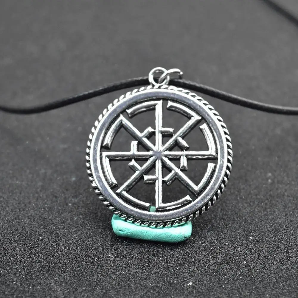 Viking кулон Valknut мужское ожерелье для женщин круглый языческих религиозных мужчина