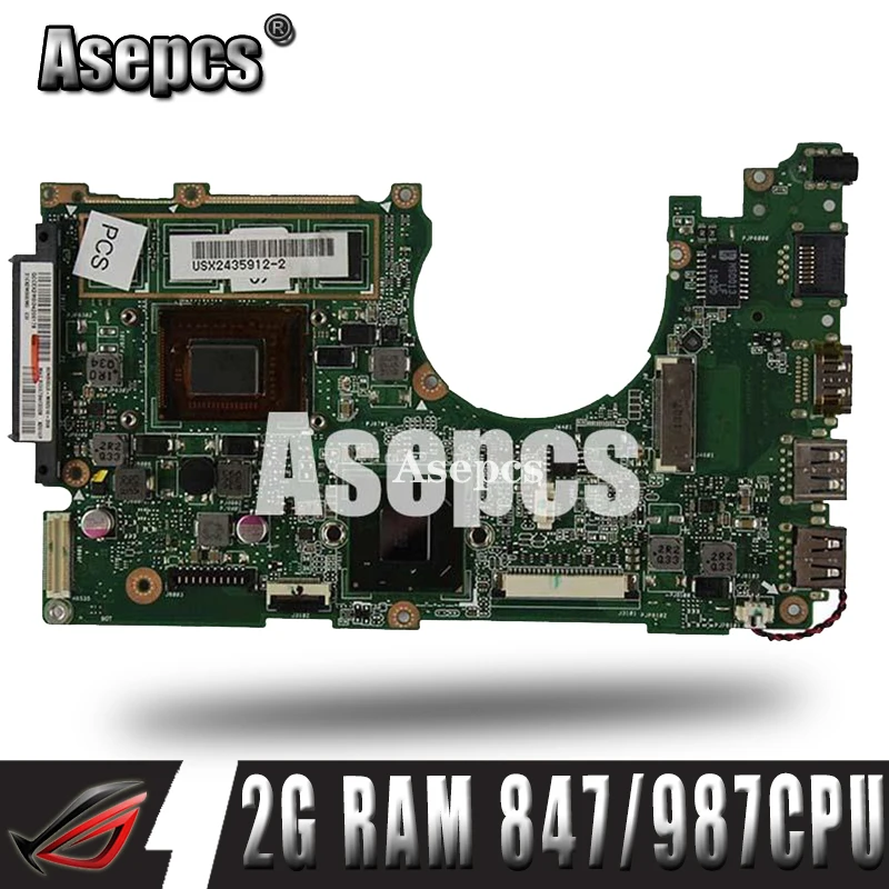 Asepcs X202E материнская плата для ноутбука For Asus X201E S200E X201EP тест оригинальная 2G RAM 847 /987