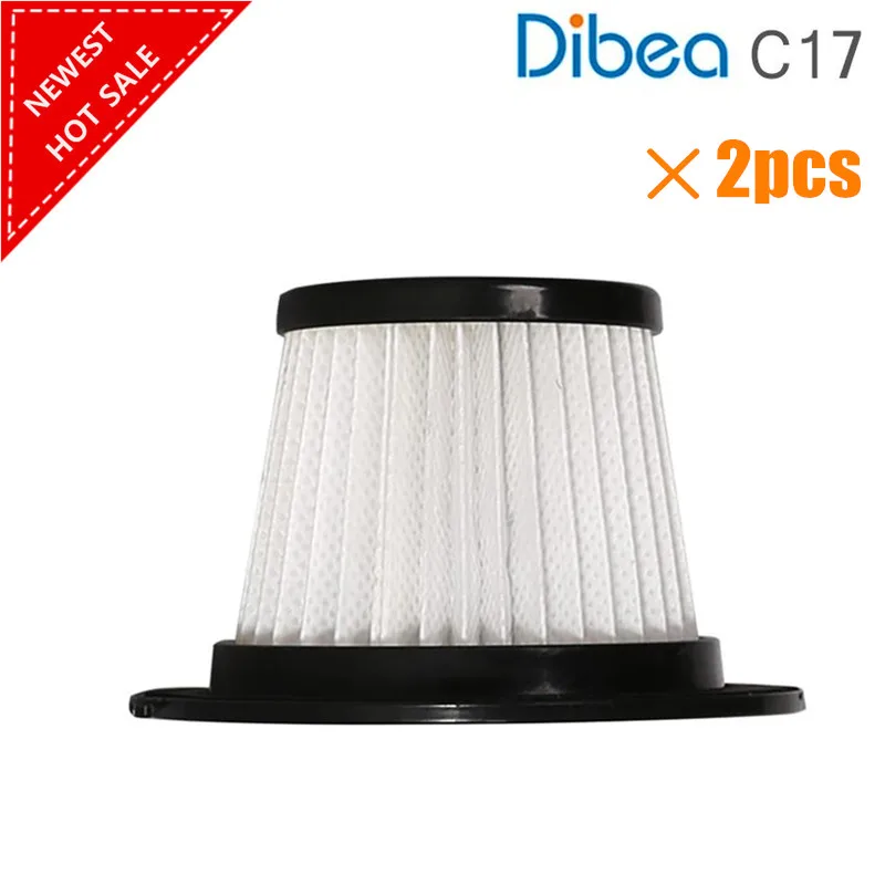

2pcs Replacement Hepa Filter For Dibea C17 Cordless Stick Vacuum Cleaner