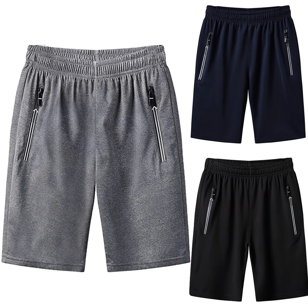 

SAGACE 2019 New Arrival Plus Size 6XL Men's Summer Plus Size Thin Fast-drying Beach Trousers Casual Sports Short Pants Short