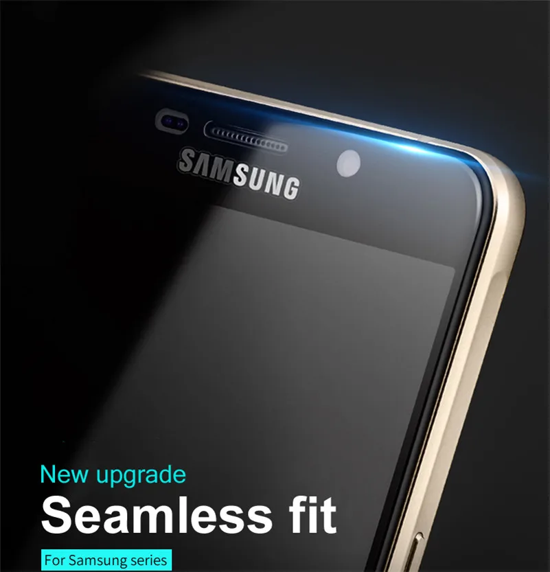 9H 2. 5D полное покрытие закаленное стекло для Samsung Galaxy A6 + A8 2018 A3 A5 A7 2017 2016 J3 J4 J6