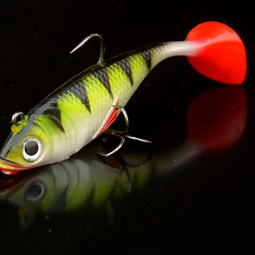 Горячая Распродажа! 5 шт./компл. рыболовная Мягкая приманка легкая свинцовая