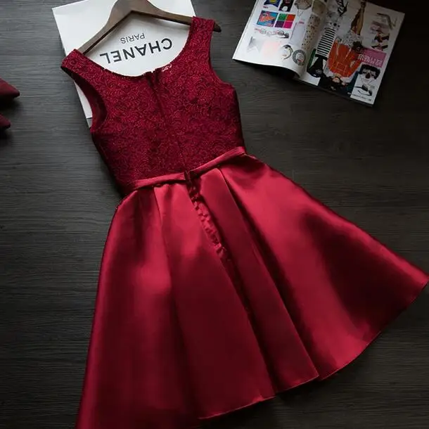 Lace Flower Girl Dresses Knee Length Pleated Kids Pageant Dress for Birthday Party Sleeveless Tutu Princess DW998 | Детская одежда и